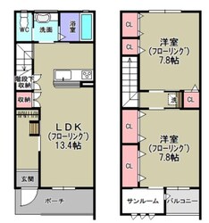 Y′s Genicの物件間取画像